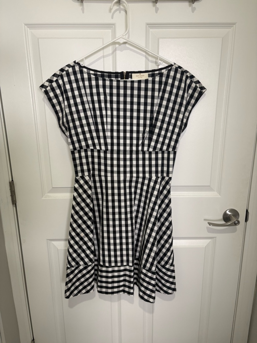 kate spade Black and White Gingham Dress